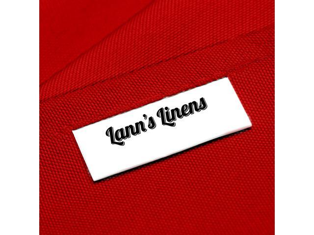 Lann's Linens - 70' Round Premium Tablecloth for Wedding / Banquet / Restaurant - Polyester Fabric Table Cloth - Red