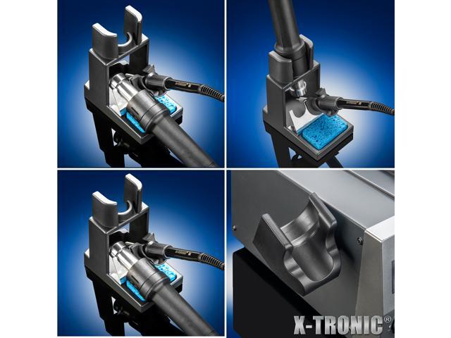 X-Tronic 4040-PRO-X ? Platinum Series ? 750 Watt Hot Air Rework Soldering Iron Station ? Brushless DC Vortex Blower Air System ? C/F Conversion,...