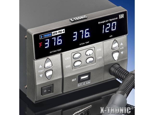 X-Tronic 4020-PRO-X ? Platinum Series ? Hot Air Rework Station ? 1000 Watt ? Brushless DC Vortex Blower ? Quick Change Patented Nozzle Holder ? 4...