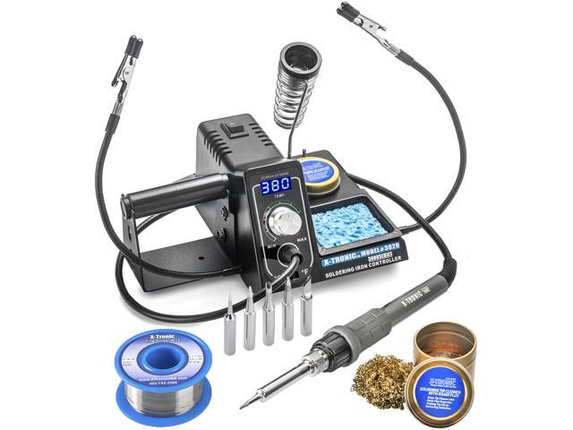 Photos - Soldering Tool X-Tronic Model #3020 LED Soldering Iron Station with 2 Helping Hands, 5 Ex