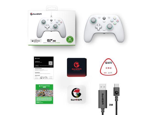 GameSir - G7 SE Wired Controller for Xbox Series X|S|One, Windows 10/11, Plug & Play with Hall Effect Joysticks & Trigger, 3.5mm - White - image 8