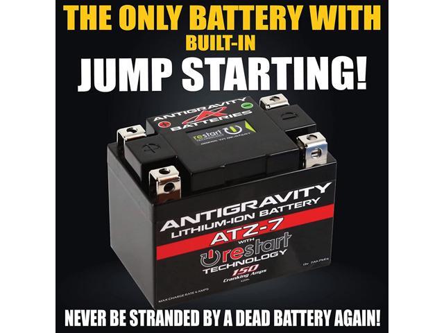 Antigravity ATZ-7 Performance Lithium Battery for Motorcycle, Powersport. Replaces YTZ7S, YTZ5, Honda Battery, KTM Battery, Yamaha Battery,...