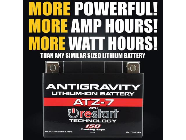 Antigravity ATZ-7 Performance Lithium Battery for Motorcycle, Powersport. Replaces YTZ7S, YTZ5, Honda Battery, KTM Battery, Yamaha Battery,...