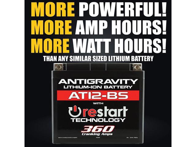 Antigravity AT12BS RE-START Lithium Battery