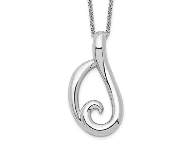 'The Friendship Hug' Pendant Necklace in Sterling Silver with Chain