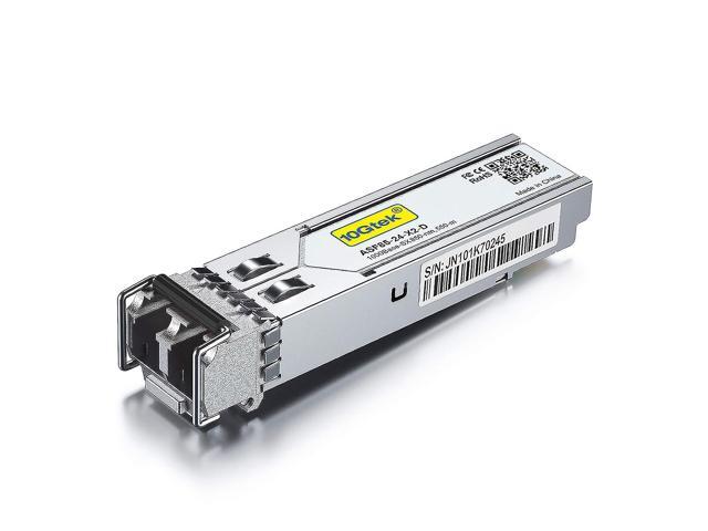 10Gtek Gigabit Multimode SFP 1000Base-SX LC Fiber Transceiver, 850nm MMF, up to 550m, for Cisco GLC-SX-MMD, SFP-GE-S, Meraki MA-SFP-1GB-SX,...