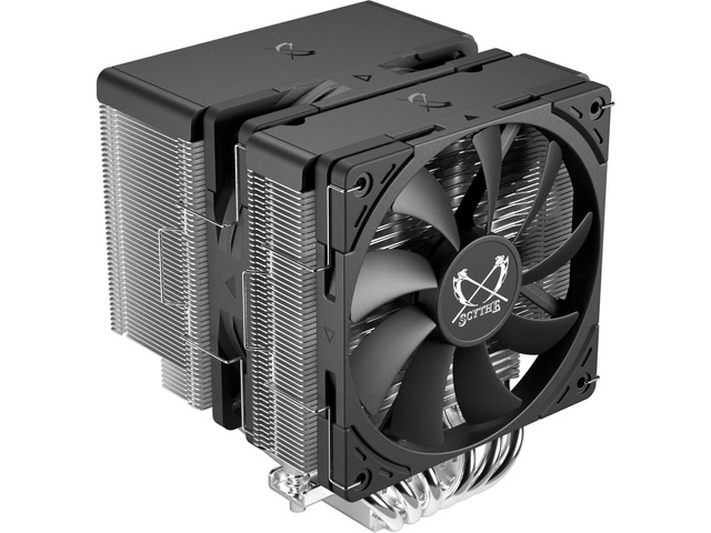 Fuma 3 CPU Air Cooler, Intel LGA1700, LGA1151, AMD AM5/AM4/Ryzen 120mm, Dual Towers, Black Top Cover
