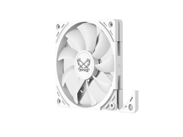 Scythe Kaze Flex II PWM, 120mm, Premium PC Computer Case Fan, High-Speed, High Performance, 4-Pin, White Colour, Single Pack