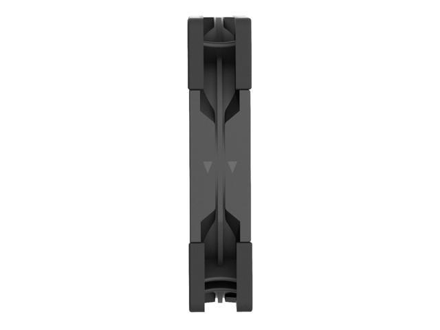 Scythe Wonder Tornado 120mm Quiet PC Computer Case Fan, PWM 350-2000 RPM, High-Performance CPU Cooling Fan, 4-Pin Connector, Black, Single Pack