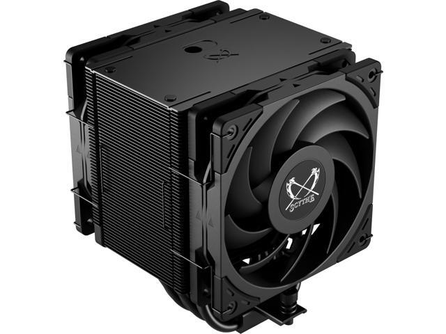 Scythe Mugen 6 Dual Fan Black Edition CPU Air Cooler, Intel LGA1700, LGA1151, AMD AM5, AM4 support,120mm, Single Tower, Aluminium Top Cover...