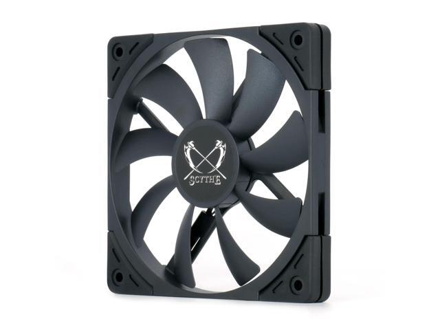 Scythe Kaze Flex II 120 Slim PWN - 1200 RPM, 120mm x15mm Premium Quiet Operating Computer Case Fan, Fluid Dynamic Bearing, 4-Pin Connector, Single...