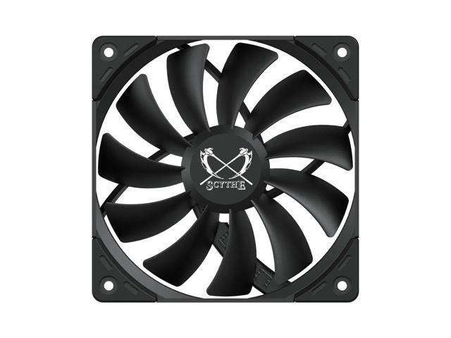 Scythe Kaze Flex II 120 PWN - 1500 RPM, 120mm x 25mm Air Flow Optimized Quiet Operating Computer Case Fan, Fluid Dynamic Bearing, 4-Pin Connector,...