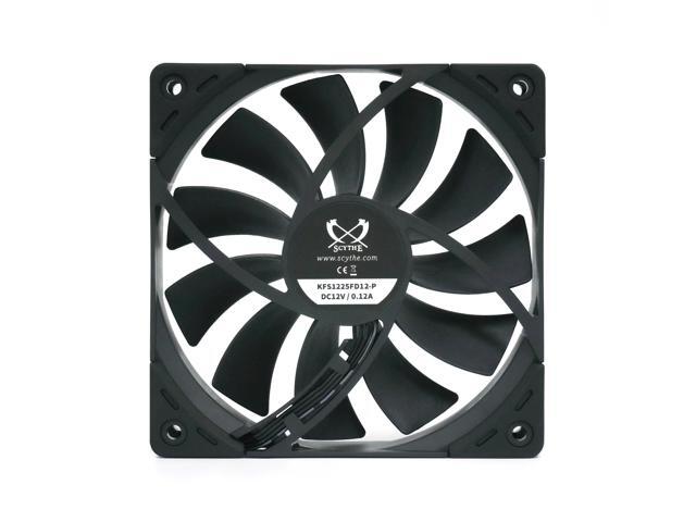 Scythe Kaze Flex II 120 PWN - 1500 RPM, 120mm x 25mm Air Flow Optimized Quiet Operating Computer Case Fan, Fluid Dynamic Bearing, 4-Pin Connector,...