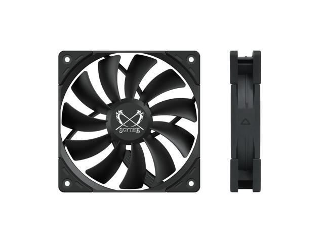 Scythe Kaze Flex II 120 PWN - 1500 RPM, 120mm x 25mm Air Flow Optimized Quiet Operating Computer Case Fan, Fluid Dynamic Bearing, 4-Pin Connector,...