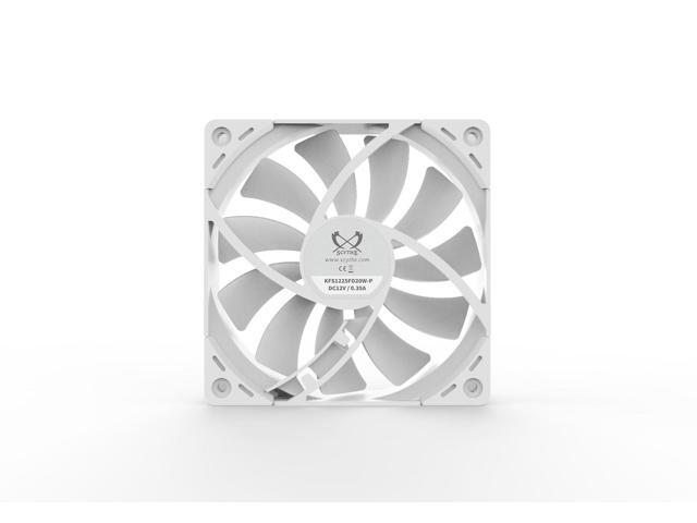 Scythe Kaze Flex II 120 PWN - 2000RPM 120mm x 25mm Air Flow Optimized Quiet Operating Computer Case Fan, Fluid Dynamic Bearing, 4-Pin Connector,...