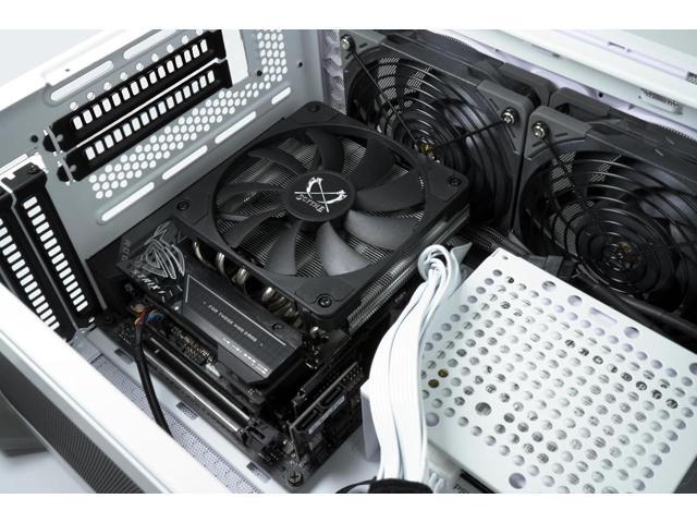 SCYTHE Big Shuriken 4 Low Profile CPU Cooler, 4.7' x 4.8' x 2.6', 12V, 200W, 31.78dB, Compatible with Desktop, Laptop, Server, Other Electronic...