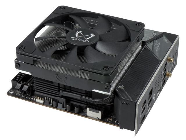 SCYTHE Big Shuriken 4 Low Profile CPU Cooler, 4.7' x 4.8' x 2.6', 12V, 200W, 31.78dB, Compatible with Desktop, Laptop, Server, Other Electronic...