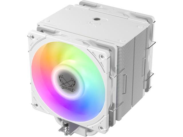Scythe Mugen 6 CPU Air Cooler, Intel LGA1700, LGA1151, AMD AM5, AM4 Support,120mm, Single Tower, Aluminium Top Cover (Scythe Mugen 6 Dual White...