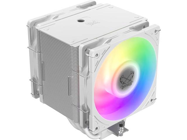 Scythe Mugen 6 CPU Air Cooler, Intel LGA1700, LGA1151, AMD AM5, AM4 Support,120mm, Single Tower, Aluminium Top Cover (Scythe Mugen 6 Dual White...