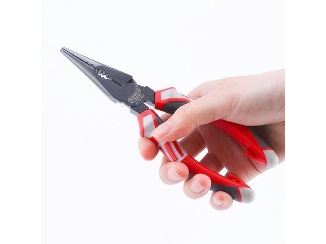 ELECALL Wire cutter pliers Long nose nippers Cable Wire Side Cutter Cutting Nippers Pliers Jewelry hand tools