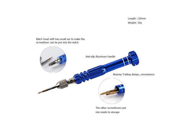 ELECALL 6 In 1 Screwdriver Sets Multi-function Repair Tools Digital Computer Mobile Phone Repair Torx Phillips Slotted