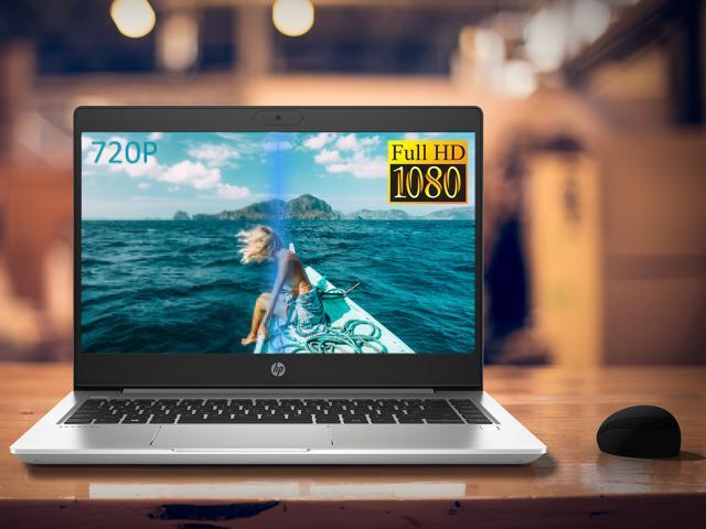 HP ProBook 440 G7 Notebook, 14' IPS FHD Display, Intel Core i5-10210U Upto 4.2GHz, 8GB RAM, 256GB NVMe SSD, HDMI, DisplayPort via USB-C, Card...