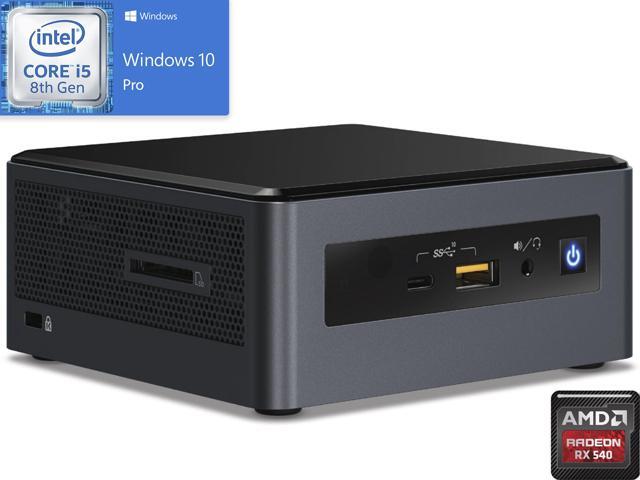 Intel NUC8i5INHX Mini PC, Intel Core i5-8265U Upto 3.9GHz, 8GB RAM, 256GB SSD, AMD Radeon 540X, HDMI, Mini DisplayPort, Card Reader, Wi-Fi,.