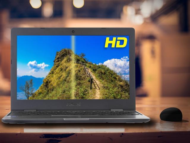 ASUS Chromebook, 11.6' HD Display, Intel Celeron N3350 Upto 2.4GHz, 4GB RAM, 16GB eMMC, Card Reader, Wi-Fi, Bluetooth, Chrome OS (CX22NA-BCLN4)