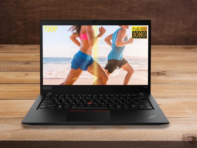Lenovo ThinkPad T490s Notebook, 14' IPS FHD Touch Display, Intel Core i7-8565U Upto 4.6GHz, 8GB RAM, 128GB NVMe SSD, HDMI, Thunderbolt, Wi-Fi,...