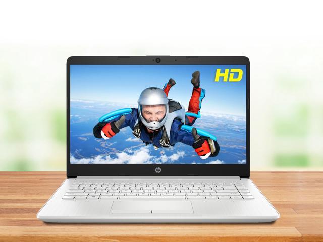 HP 14 Notebook, 14' HD Display, AMD Ryzen 3 3250U Upto 3.5GHz, 4GB RAM, 128GB SSD, Vega 3, HDMI, Card Reader, Wi-Fi, Bluetooth, Windows 10 Pro S