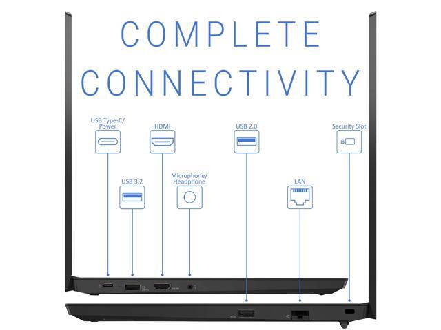 Lenovo thinkPad E15 Gen 2 Laptop, 15.6' IPS FHD Display, Intel Core i7-1165G7 Upto 4.7GHz, 16GB RAM, 4TB NVMe SSD, HDMI, Thunderbolt, Wi-Fi,...