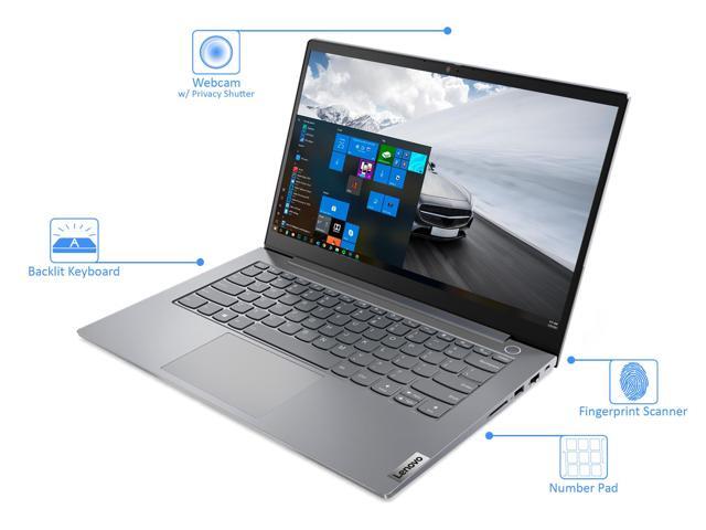 Lenovo thinkBook 14 G3 Laptop, 14' FHD Display, AMD Ryzen 7 5700U Upto 4.3GHz, 24GB RAM, 2TB NVMe SSD, Vega 8, HDMI, DIsplayPort via USB-C, Card...