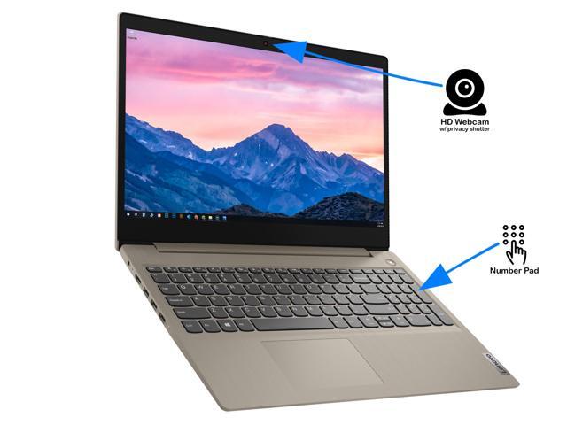 Lenovo IdeaPad 3 Laptop, 15.6' HD Touch Display, Intel Core i3-1115G4 Upto 4.1GHz, 8GB RAM, 512GB NVMe SSD, HDMI, Card Reader, Wi-Fi, Bluetooth,...