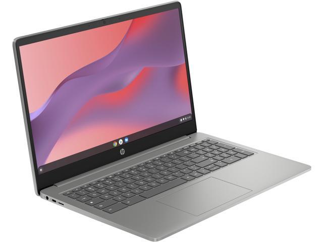 HP 15a Laptop, 15.6' HD Display, Intel Processor N200 Upto 3.7GHz, 8GB RAM, 64GB eMMC, Chrome OS (7J267UA#ABA)