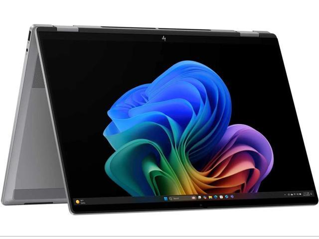 HP OmniBook X Flip 2-in-1 Laptop, 16' FHD Touch Display, AMD Ryzen 5 220 Upto 4.9GHz, 8GB RAM, 2TB SSD, Backlit keys, Windows 11 Pro