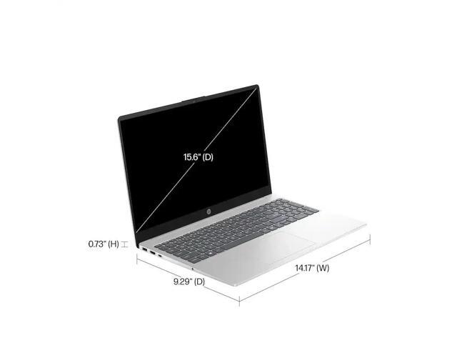 HP 15-fd0113dx Laptop, 15.6' HD Display, Intel Core i3-N305 Upto 3.8GHz, 8GB RAM, 128GB eMMC, Windows 11 Pro