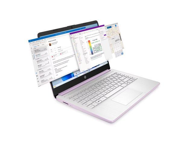 HP 14-dq6014dx Laptop, 14' HD Display, Intel Celeron N150 Upto 3.6GHz, 4GB RAM, 128GB UFS SSD, Windows 11 Home (B87SQUA#ABA)