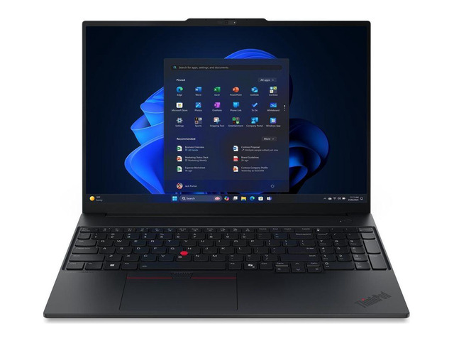 Lenovo ThinkPad E16 Gen 3 Laptop, 16' WUXGA Display, Intel Core Ultra 5 225U Upto 4.8GHz, 16GB RAM, 2TB SSD, Backlit keys, Fingerprint Reader,...