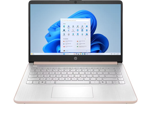 HP 14-dq6104dx Laptop, 14' HD Display, Intel Core N150 Upto 3.6GHz, 4GB RAM, 128GB eMMC, Windows 11 Pro
