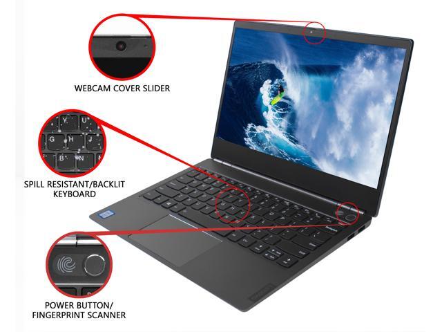 Lenovo ThinkBook 13s Notebook, 13.3' FHD Display, Intel Core i7-8565U Upto 4.6GHz, 8GB RAM, 2TB NVMe SSD, HDMI, Wi-Fi, Bluetooth, Windows 10 Pro