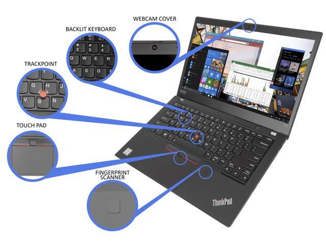 Lenovo ThinkPad T490 Notebook, 14' FHD Display, Intel Core i5-8265U Upto 3.9GHz, 8GB RAM, 1TB NVMe SSD, HDMI, Thunderbolt, Card Reader, Wi-Fi,...