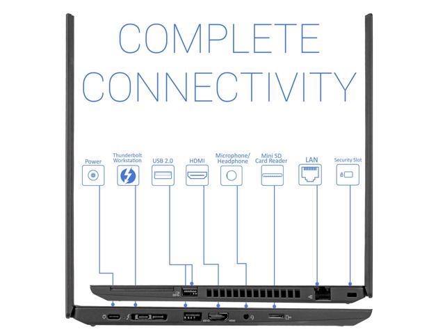Lenovo ThinkPad T490 Notebook, 14' FHD Display, Intel Core i7-8565U Upto 4.6GHz, 24GB RAM, 2TB NVMe SSD, HDMI, Thunderbolt, Card Reader, Wi-Fi,...