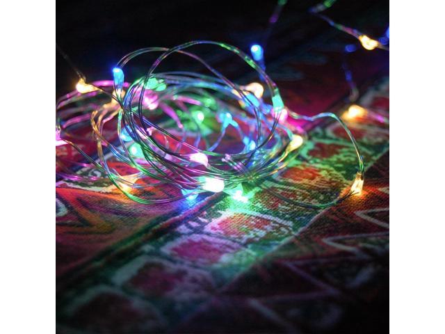 Fuji Labs Remote Controlled 100 Mini LED 10-Meter 6 stranded Multi-Color Multi-Mode Battery Powered String Light