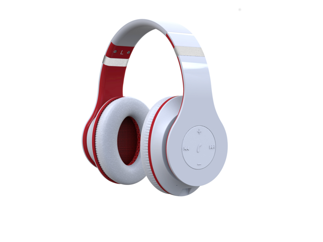 Fuji Labs Red/White AUFJ-W-HD2000-WH-E Headphones and Accessories