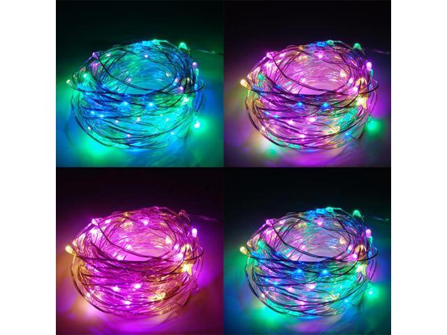 Fuji Labs Remote Controlled 100 Mini LED 10-Meter 6 stranded Multi-Color Multi-Mode Battery Powered String Light