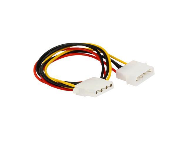 Molex 4 Pin Power Extension Cable, IDE 4pin Male to Female PSU to Floppy,HDD,Case Fan Power Adapter, 12V/5V Supports,14 Inch,