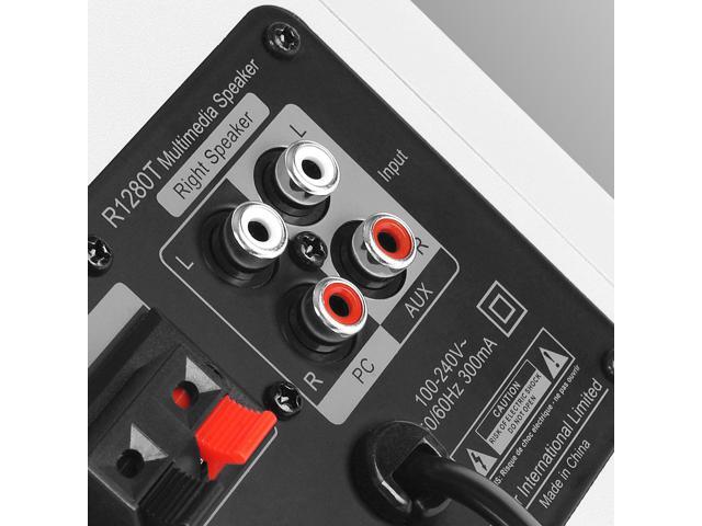 Edifier - R1280T Powered Bookshelf Speakers/Computer Speakers/Studio Monitor Speakers, 2.0 Active Near Field Monitors 42 Watts RMS - Black - image 3