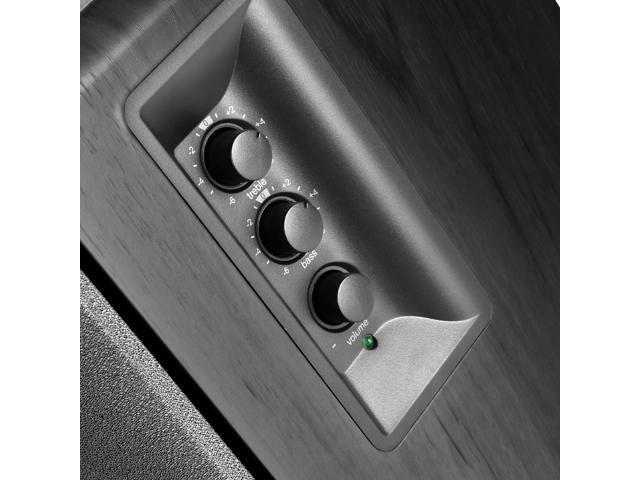 Edifier - R1280T Powered Bookshelf Speakers/Computer Speakers/Studio Monitor Speakers, 2.0 Active Near Field Monitors 42 Watts RMS - Black - image 4