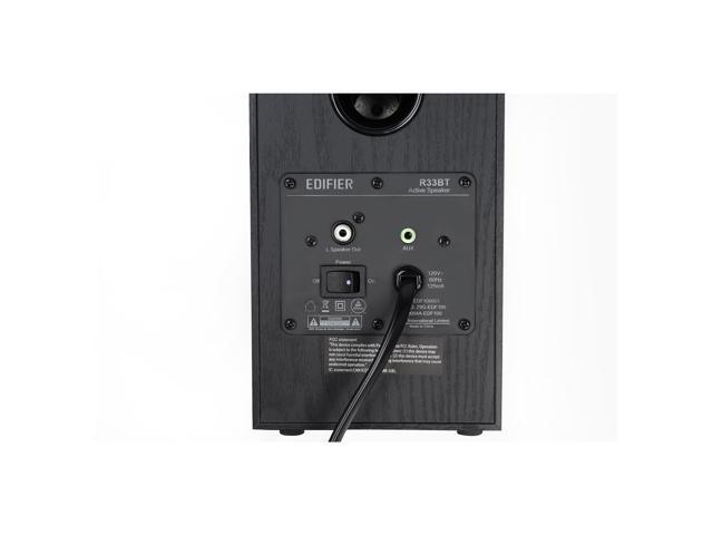 Edifier - R33BT 10W Bluetooth Bookshelf Speakers (Pair) - Black - image 5