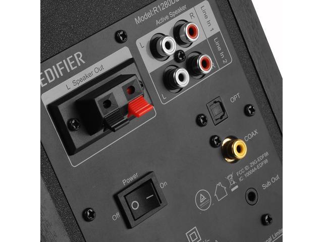 Edifier - R1280DBs Powered Bluetooth Computer Speakers, Bookshelf Speakers - 42W RMS - Soundfield Spacializer - Studio Monitors - Black - image 6